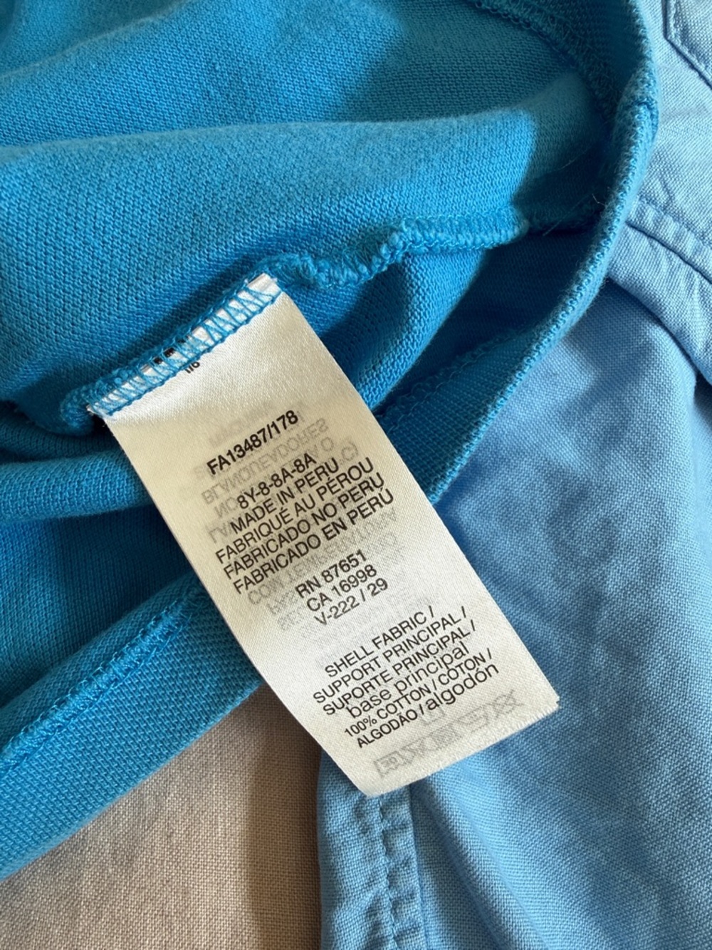 1 LACOSTE Polo 👕 Sz 8 & 1 Blue RALPH LAUREN shirt Sz 7 perfect condition for BOY - Picture 5 of 8